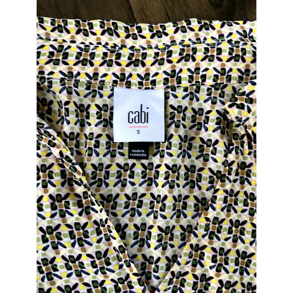 Cabi‎ Sleeveless Bitmap Geometric Print Top - Picture 2 of 3